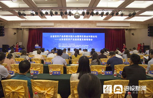 东营举办全省软件产品供需对接大会暨项目基金对接论坛